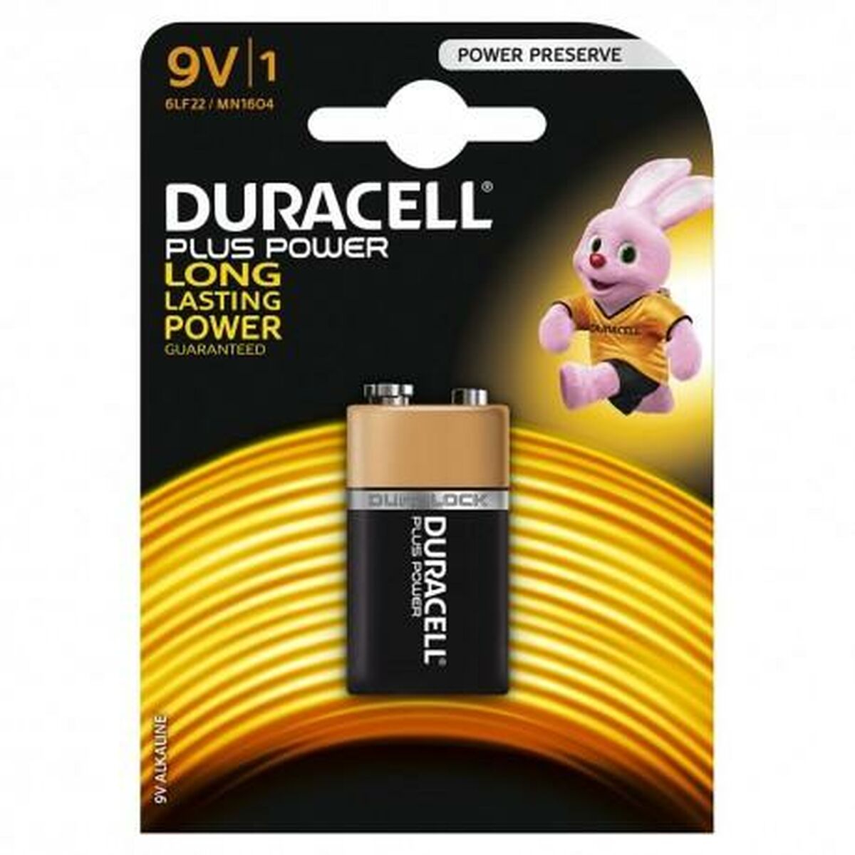 Alkaline Battery DURACELL 9 V 6LR61 (10 Units)