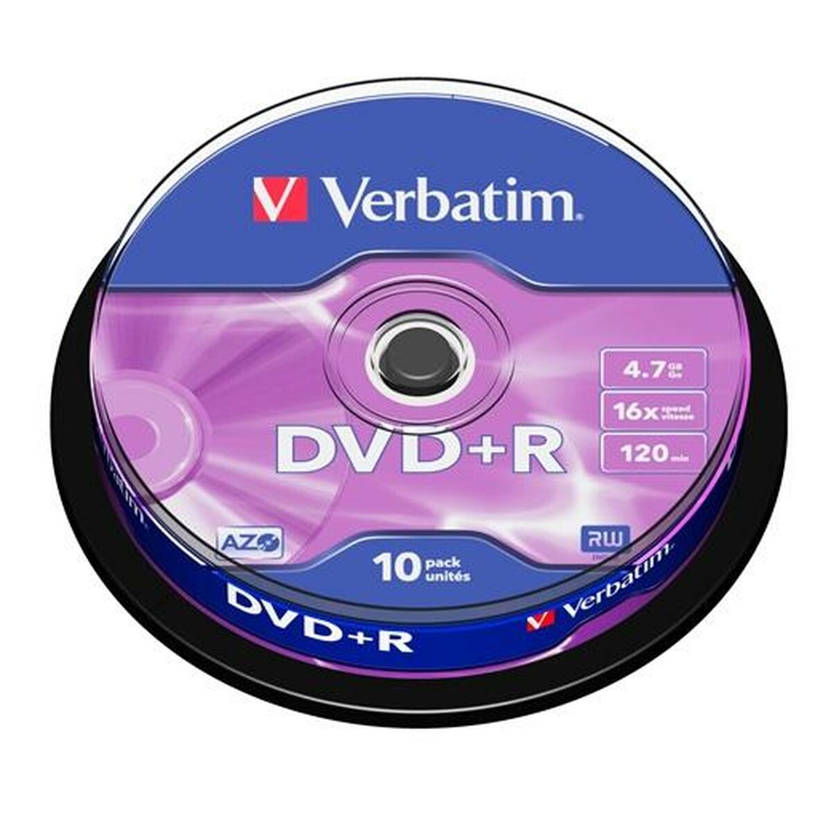DVD+R Verbatim 4,7 GB 16x 10 Pieces (20 Units)