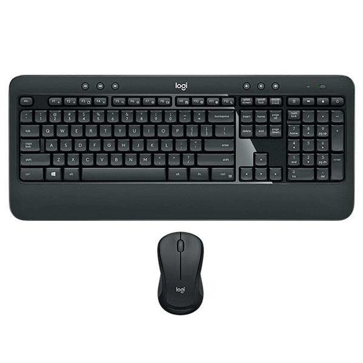 Keyboard and Mouse Logitech MK540 Black Spanish Qwerty (4 Units)