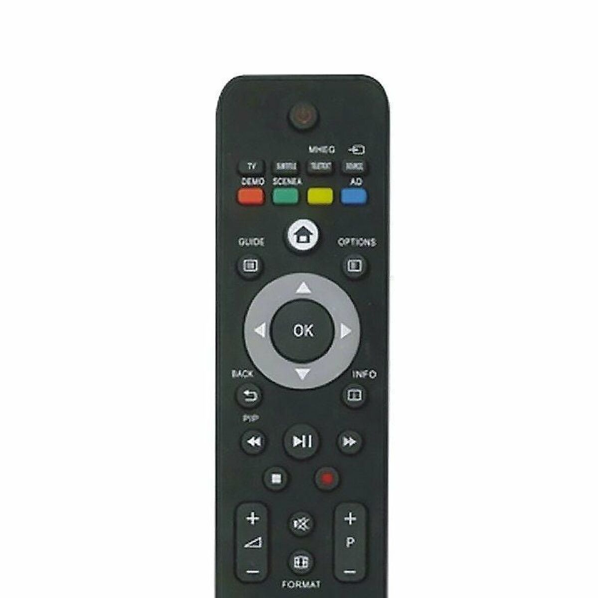 Universal Remote Control 02ACCOEMCTVPH03 Black