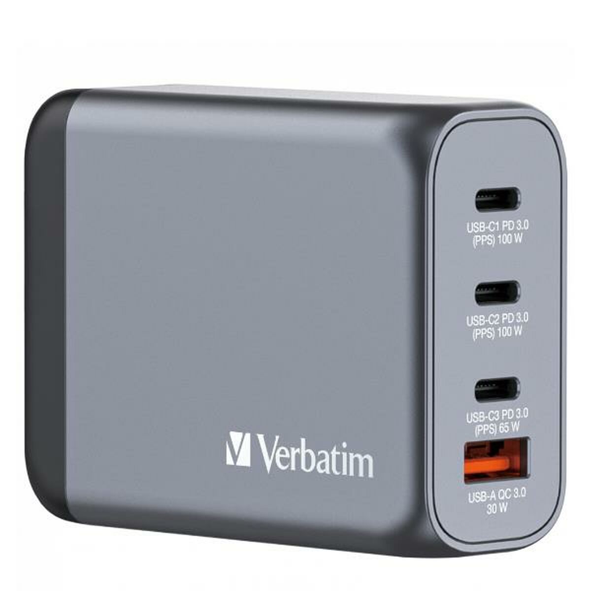 Wall Charger Verbatim GNC-100 100 W Grey