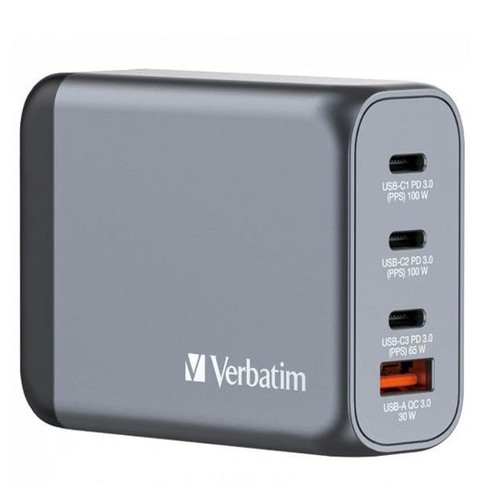 Wall Charger Verbatim GNC-100 100 W Grey