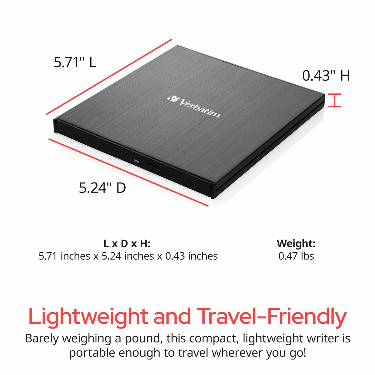 CD/DVD Reader Verbatim 43888