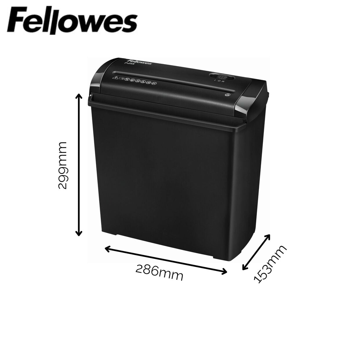 Paper Shredder Fellowes Trito 2S 11 L Black