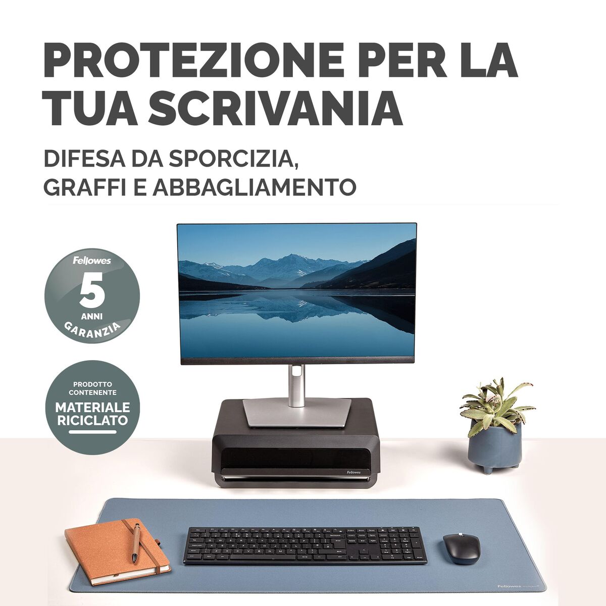 Mouse Mat Fellowes 100139322 Blue