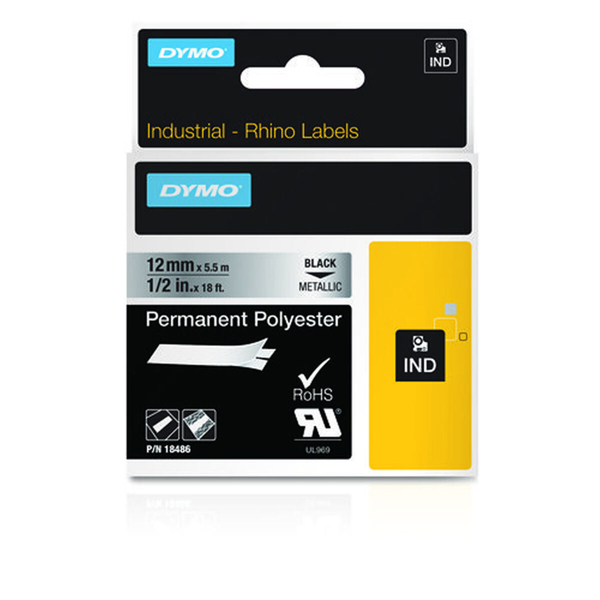 Laminated Tape Dymo 18486 Multicolour