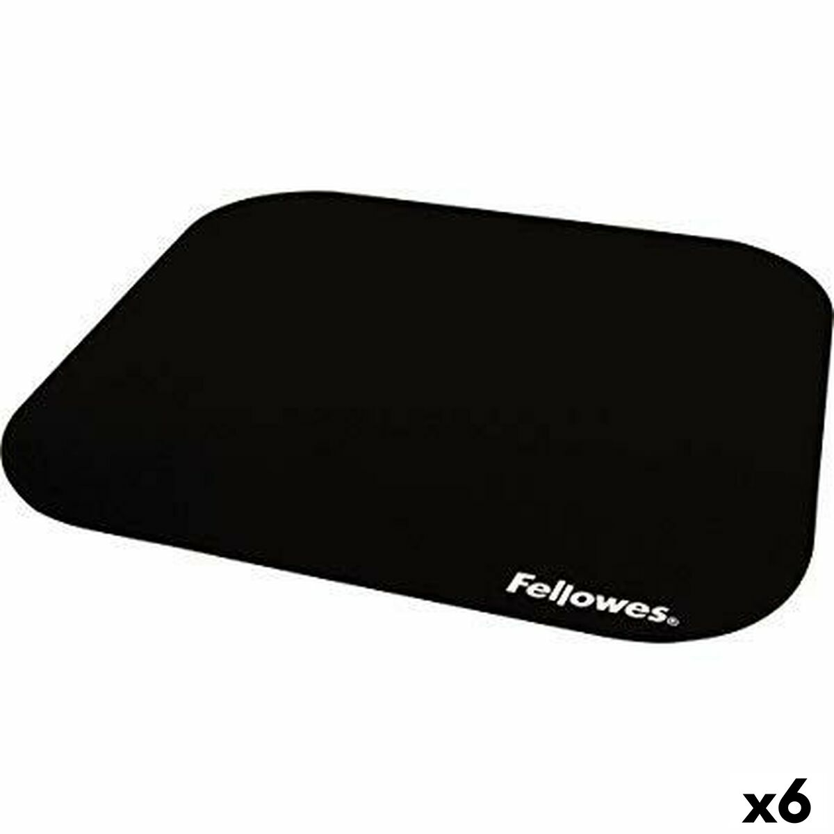 Non-slip Mat Fellowes    Black Polyester Natural rubber (6 Units)