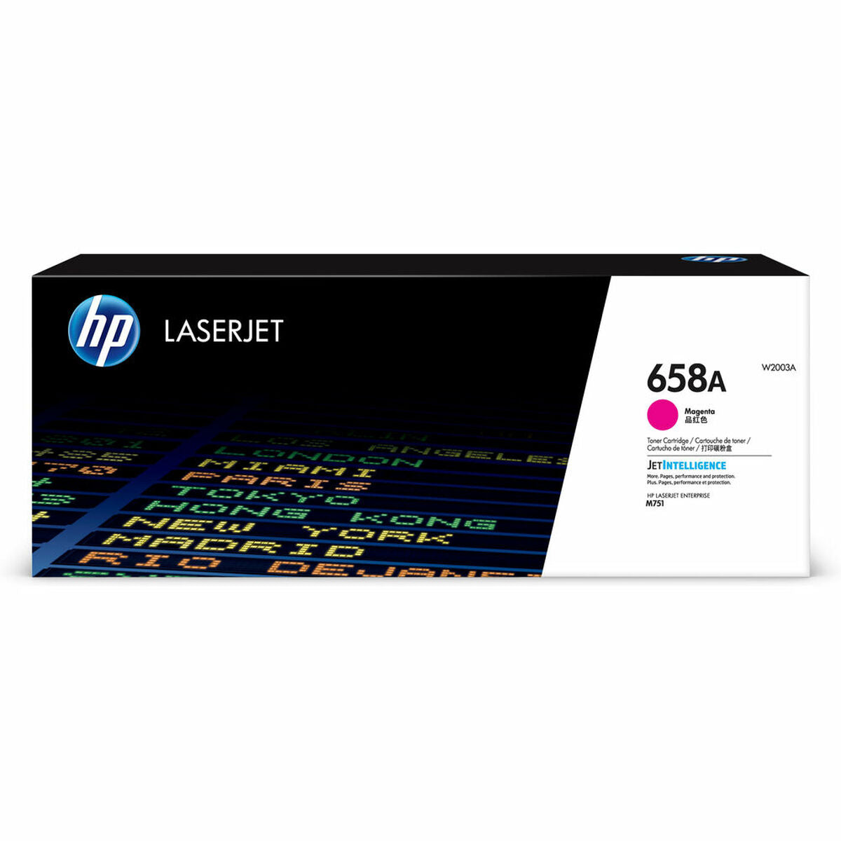 Toner HP Cartucho de tóner Original HP LaserJet 658A magenta Magenta