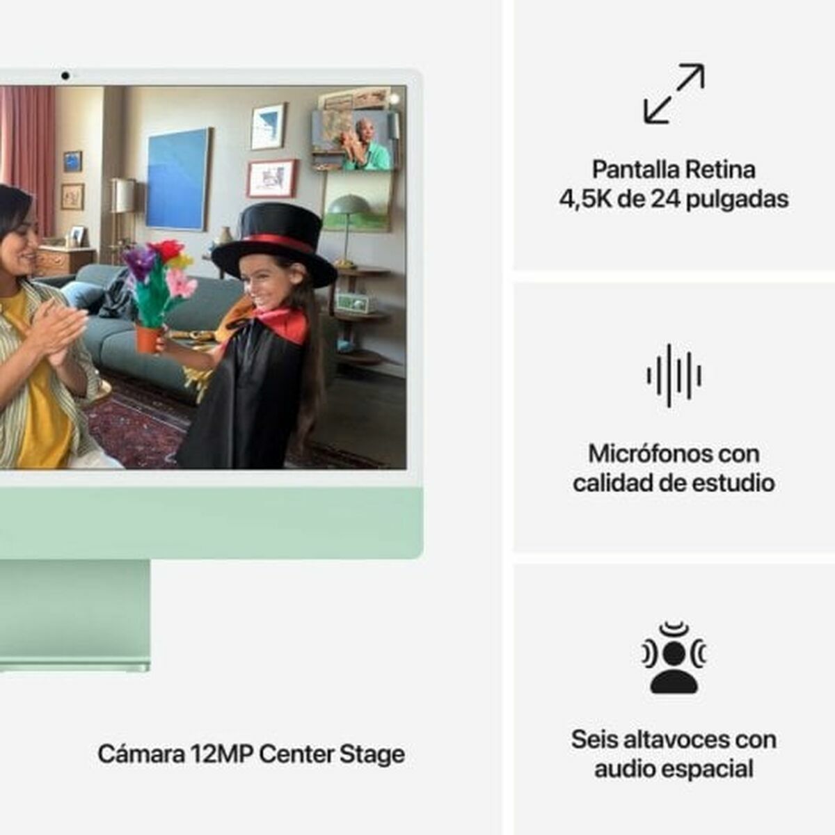 All in One Apple MWV03Y/A 24" 16 GB RAM 512 GB SSD M4