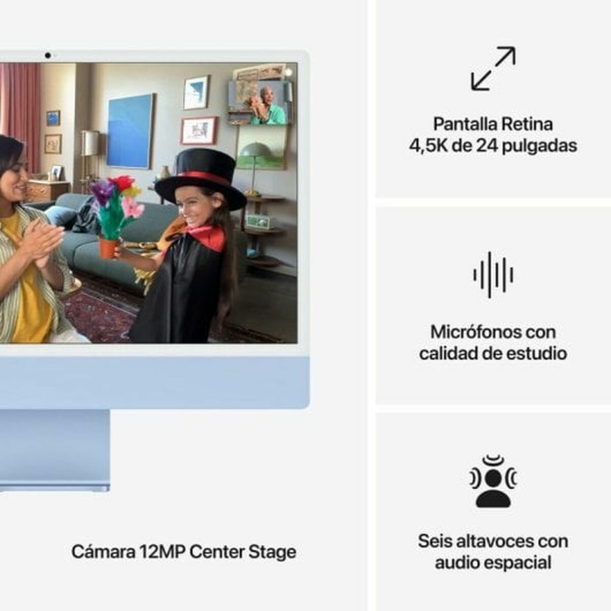 All in One Apple MWV33Y/A 24" 16 GB RAM 512 GB SSD M4