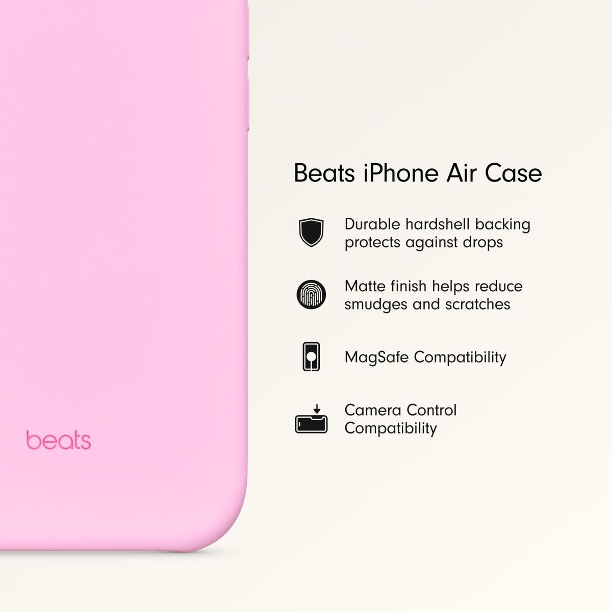 Mobile cover Beats iPhone Air Pink Apple