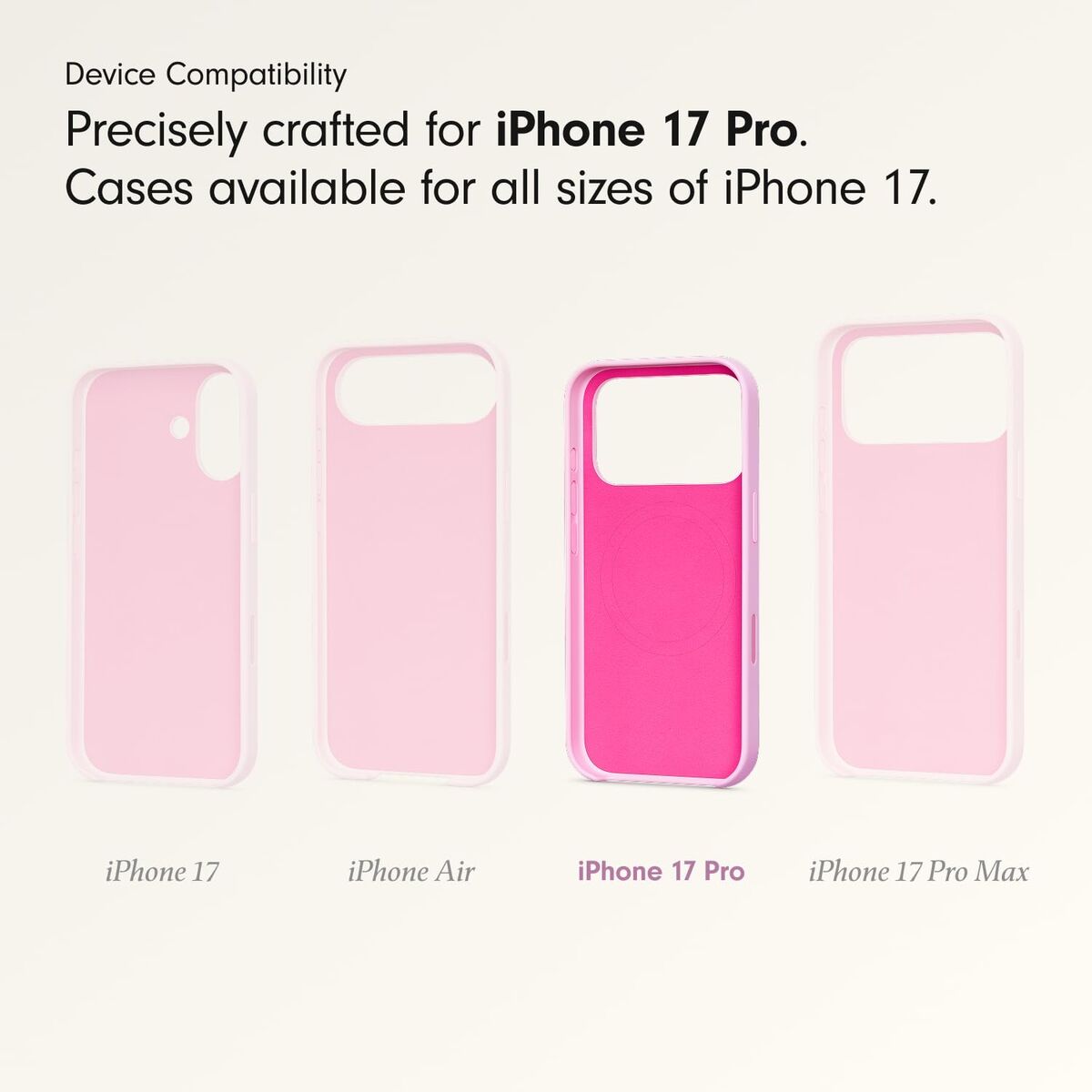 Mobile cover Beats iPhone 17 Pro Pink Apple