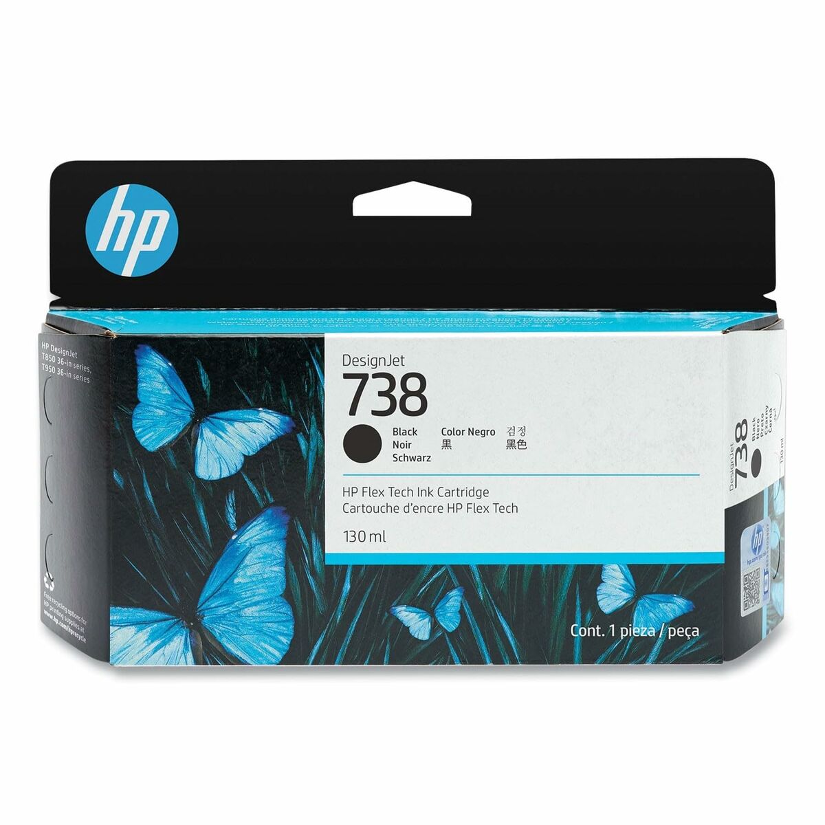 Original Ink Cartridge HP 498N4A Black