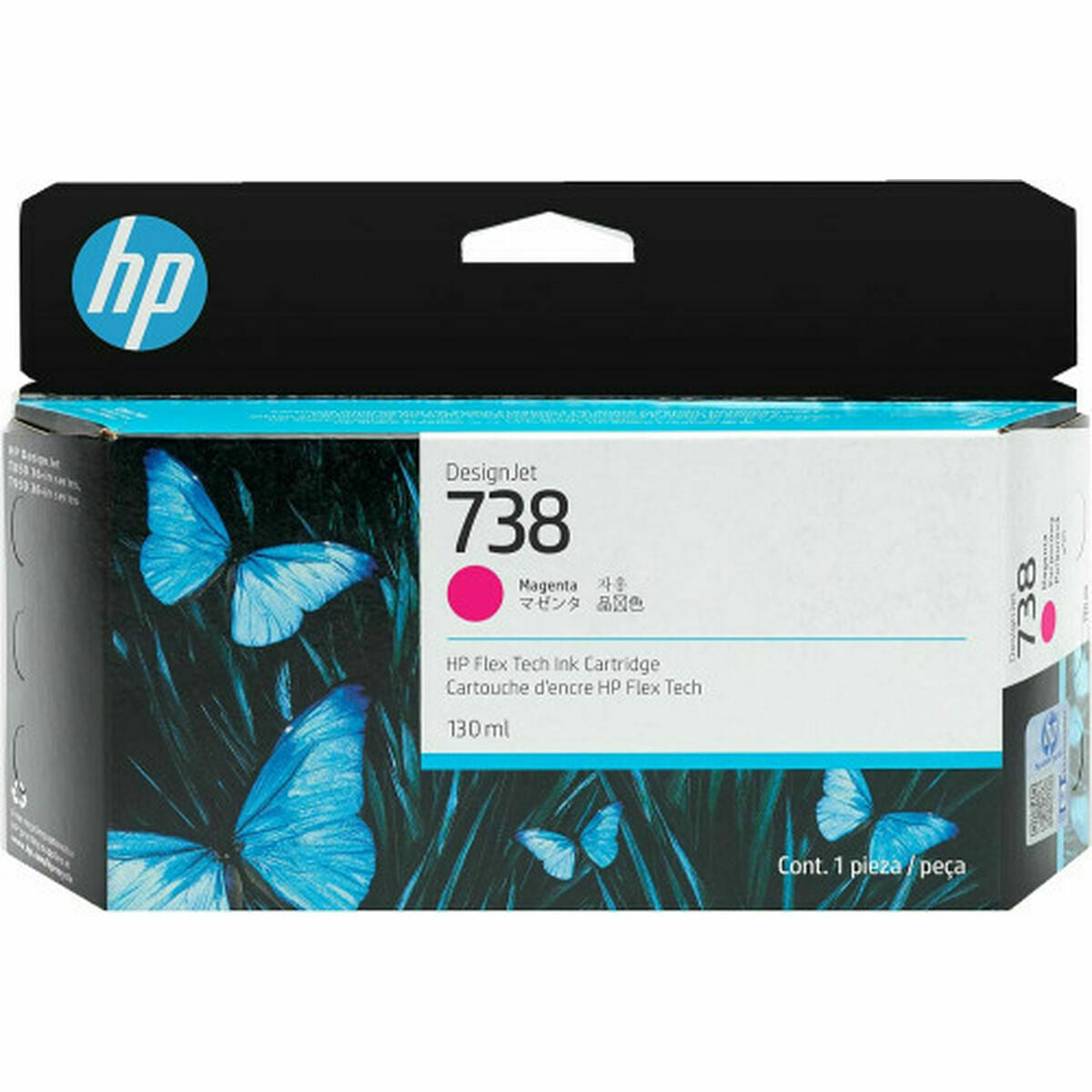 Original Ink Cartridge HP DESIGNJET 738 Magenta