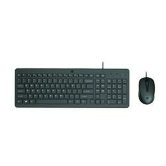 Keyboard and Mouse HP 150 Black Spanish Qwerty