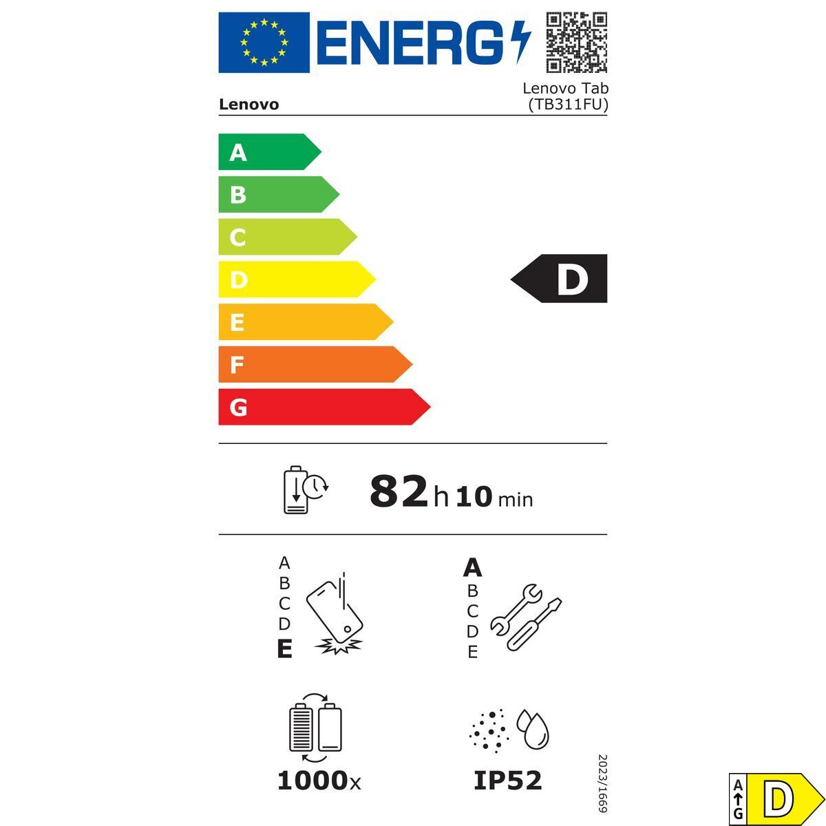 Tablet Lenovo TAB 4/128 10,1" MediaTek Helio G85 4 GB RAM 128 GB Grey