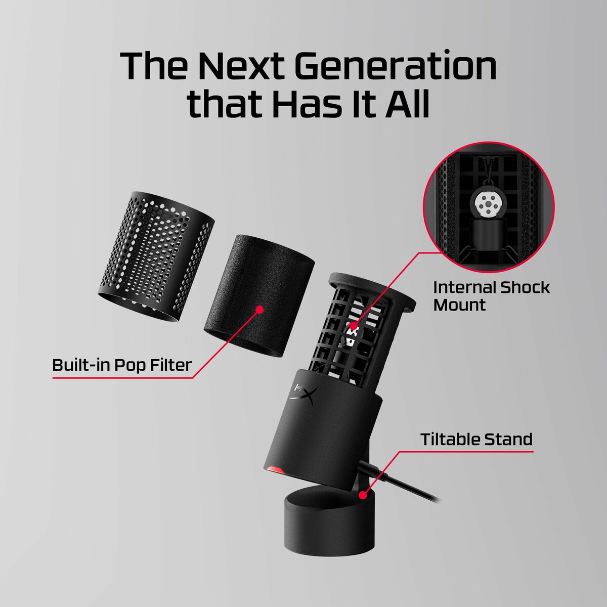 Microphone HyperX AR0A0AA