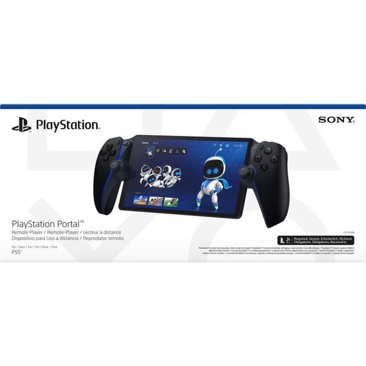 Remote video game player device Sony PS PORTAL Black