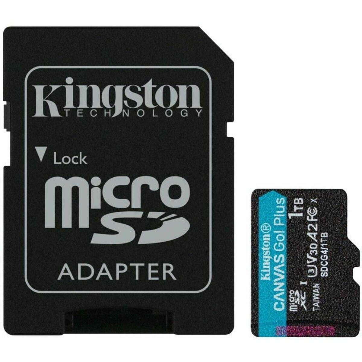 Micro SD Memory Card with Adaptor Kingston CANVAS Go! Plus 1 TB