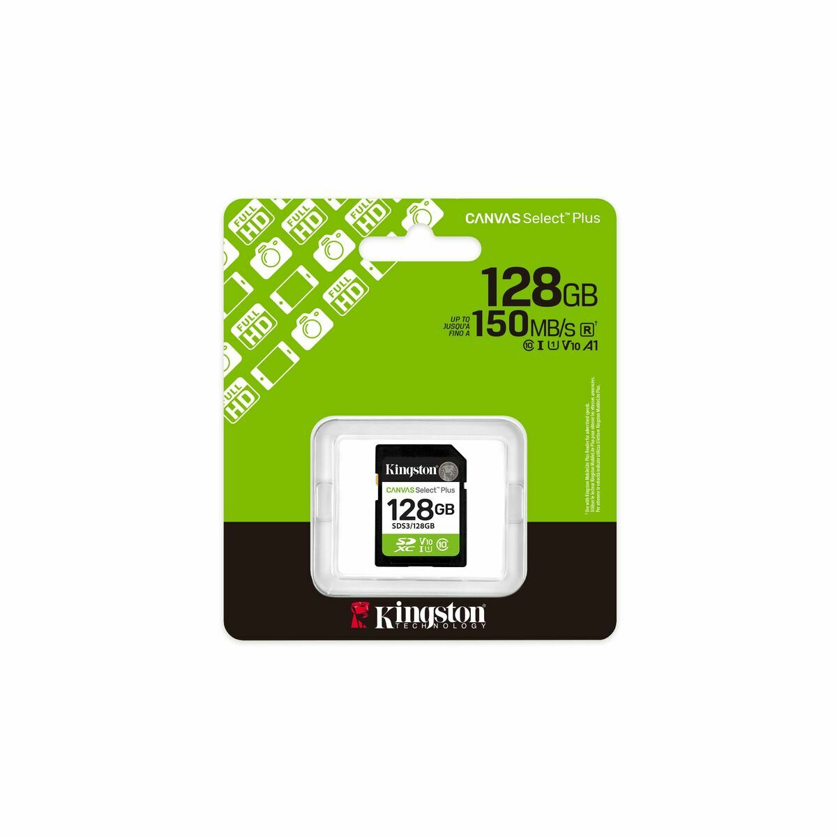 Micro SD Card Kingston CANVAS Select Plus 128 GB