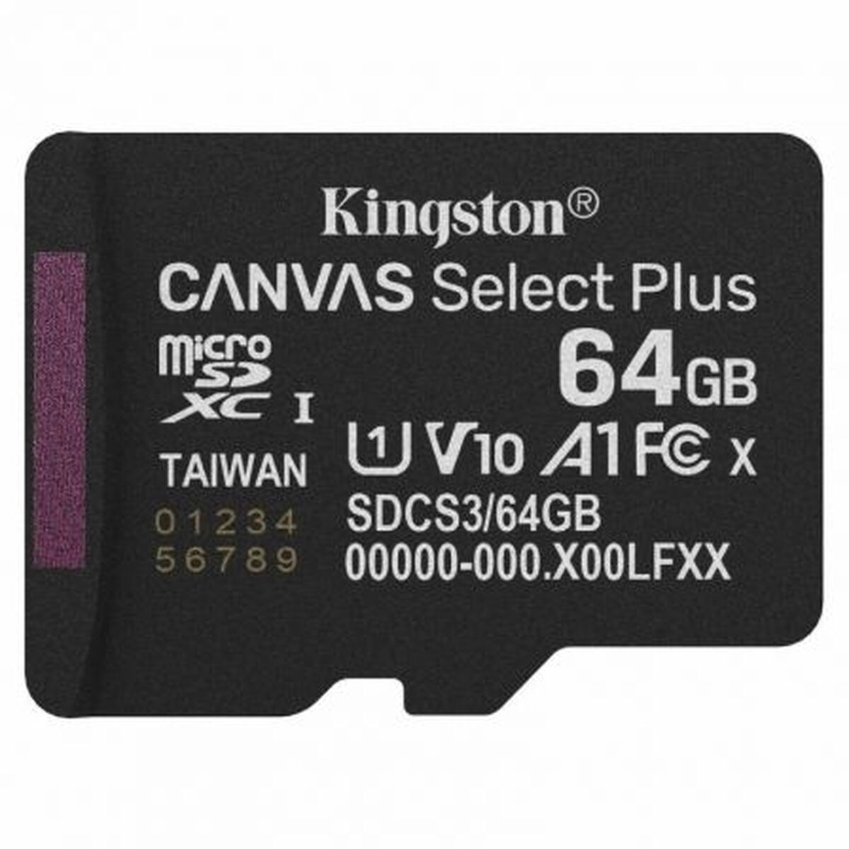 Micro SD Memory Card with Adaptor Kingston SDCS3/64GBSP 64 GB