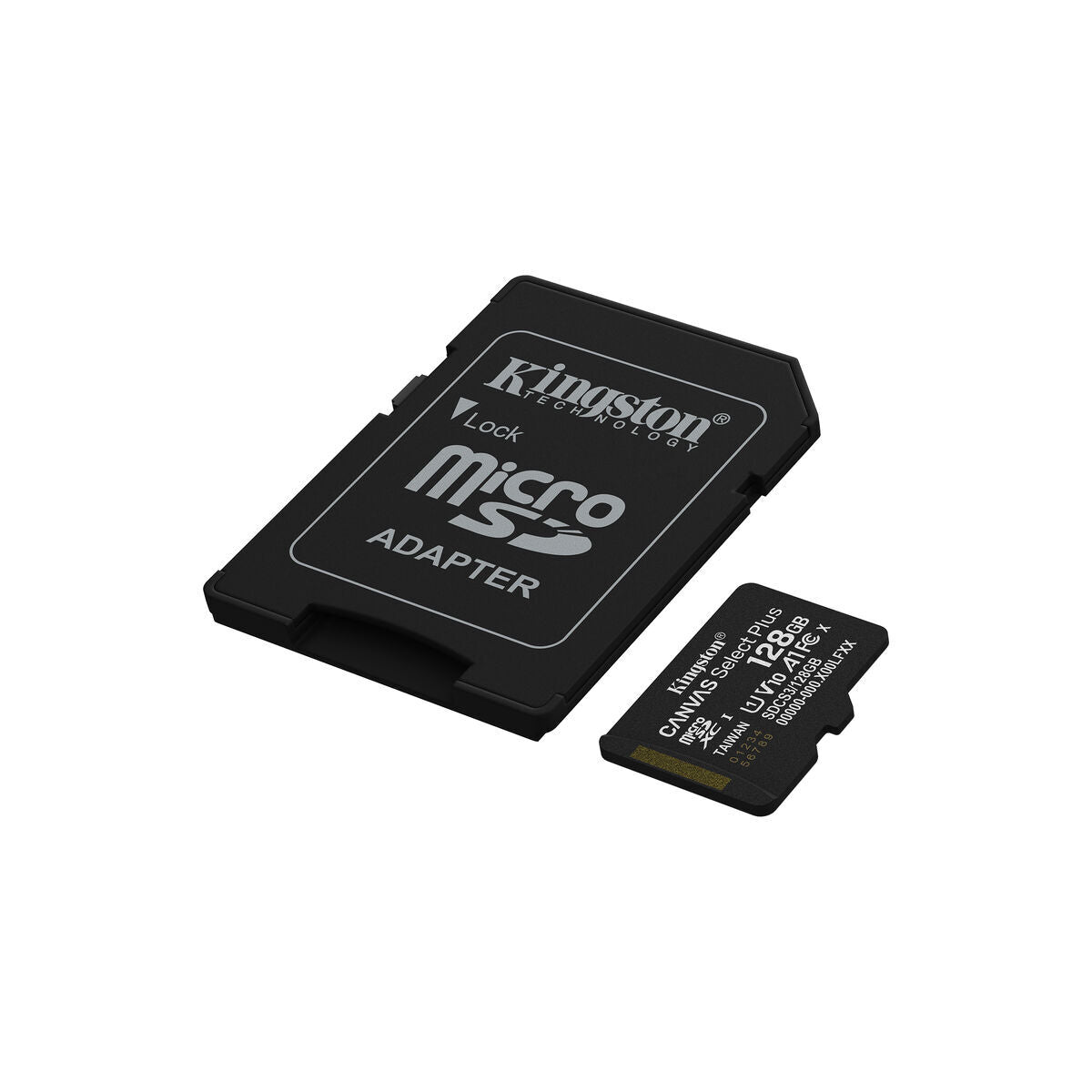 Micro SD Memory Card with Adaptor Kingston SDCS3/128GB 128 GB