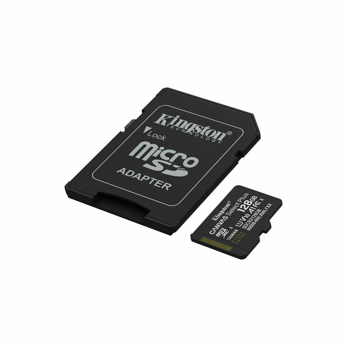 Micro SD Memory Card with Adaptor Kingston SDCS3/128GB 128 GB