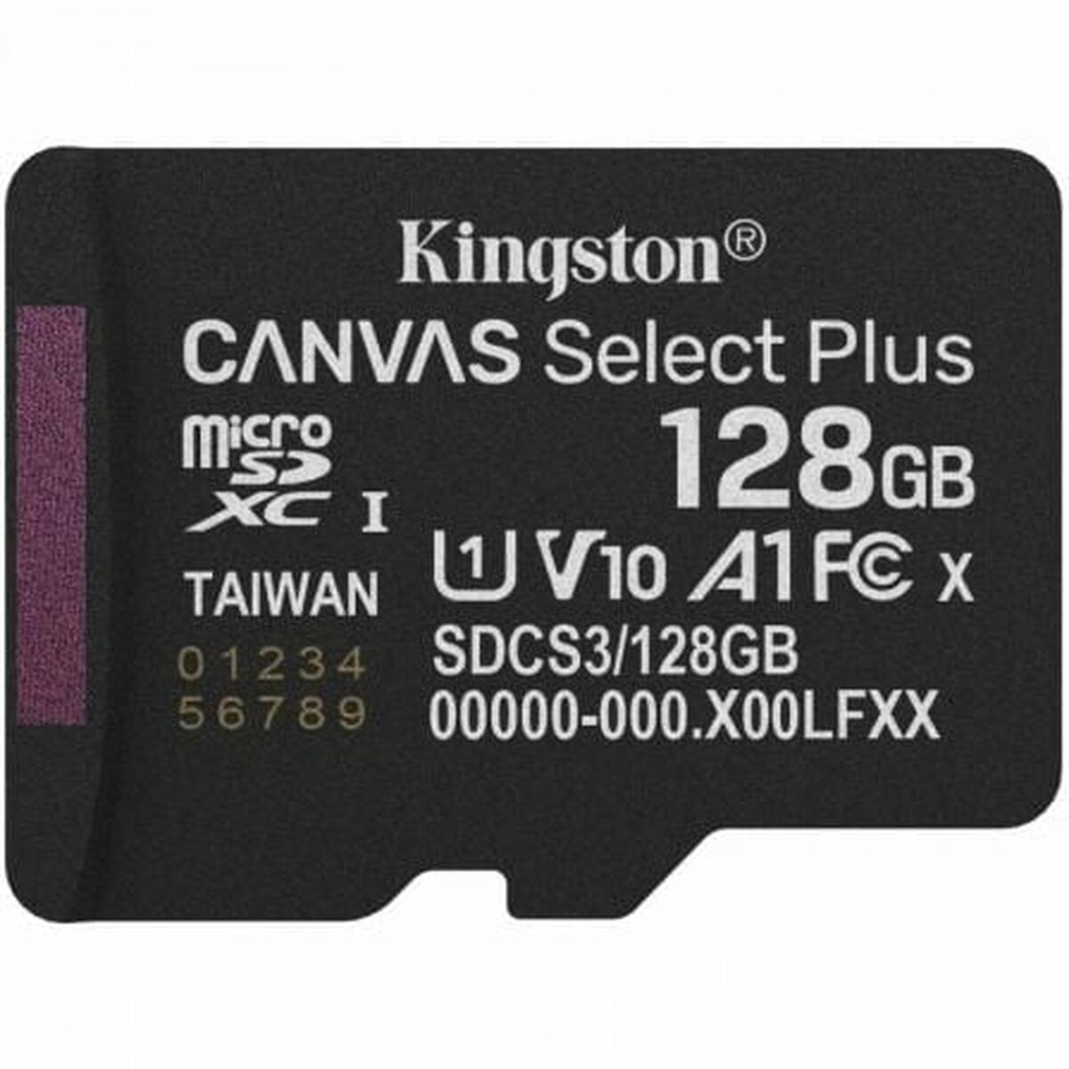 Micro SD Memory Card with Adaptor Kingston SDCS3/128GBSP 128 GB
