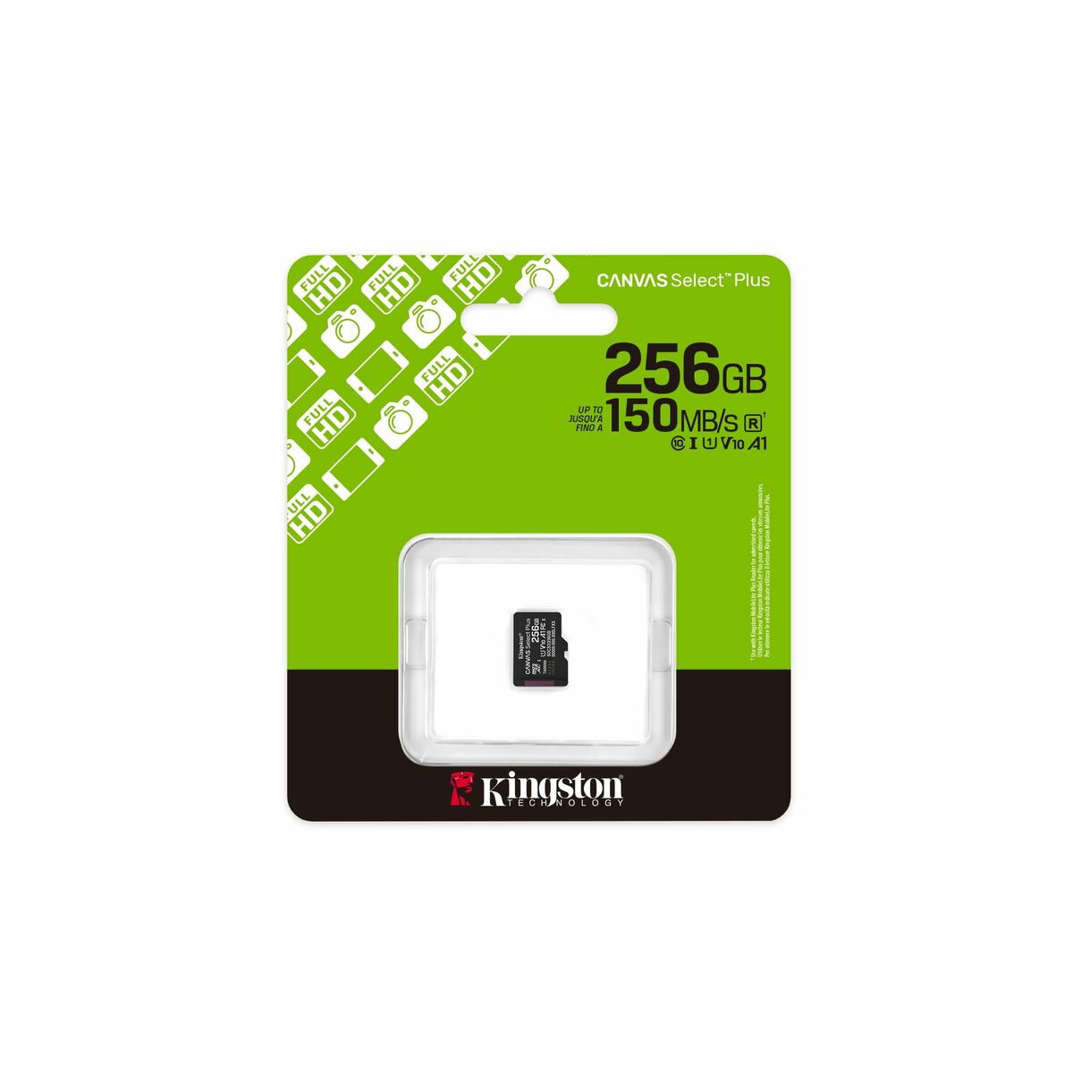 Micro SD Memory Card with Adaptor Kingston SDCS3/256GBSP 256 GB