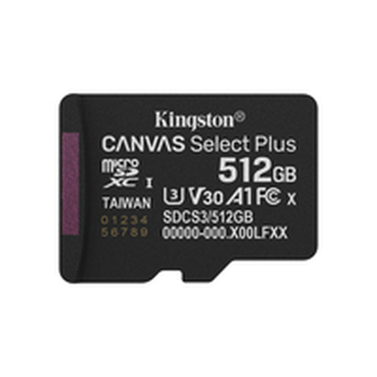 Micro SD Memory Card with Adaptor Kingston SDCS3/512GBSP 512 GB