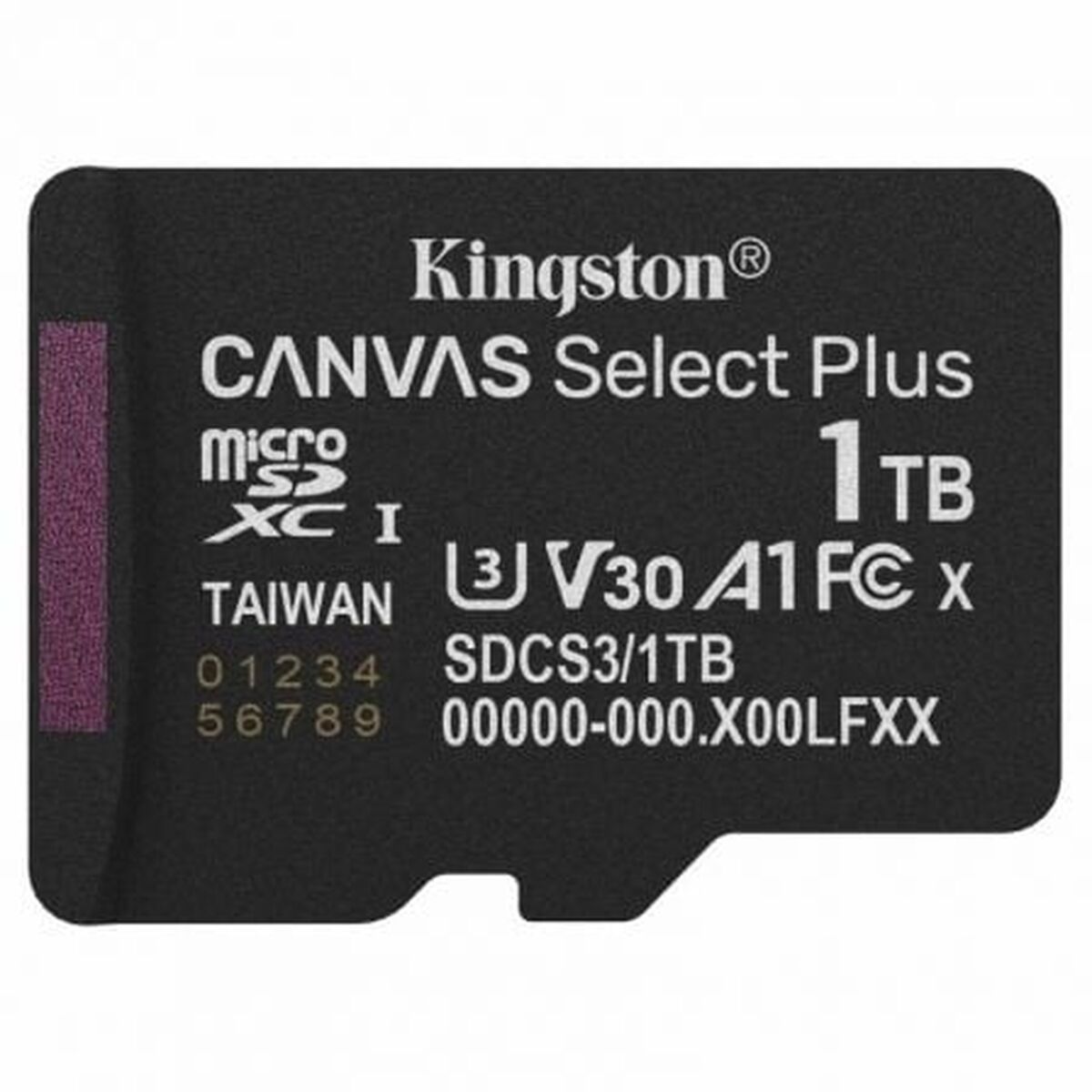Micro SD Memory Card with Adaptor Kingston SDCS3/1TBSP 1 TB