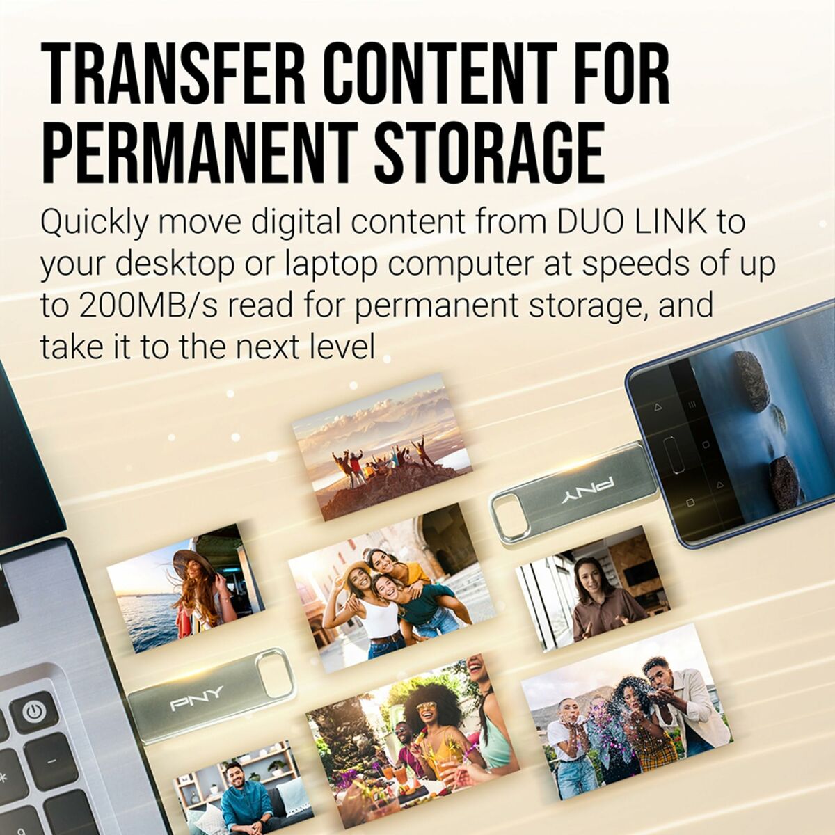 USB stick PNY P-FDI128DULINKTYC-GE