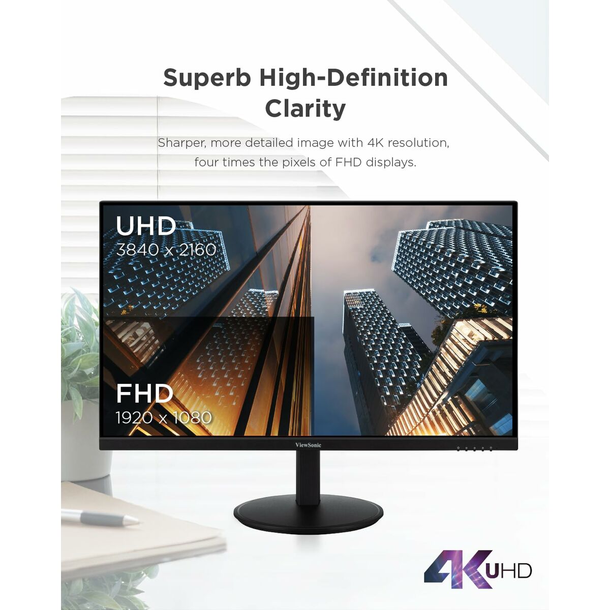 Gaming Monitor ViewSonic VG2708-4K 4K Ultra HD 27"