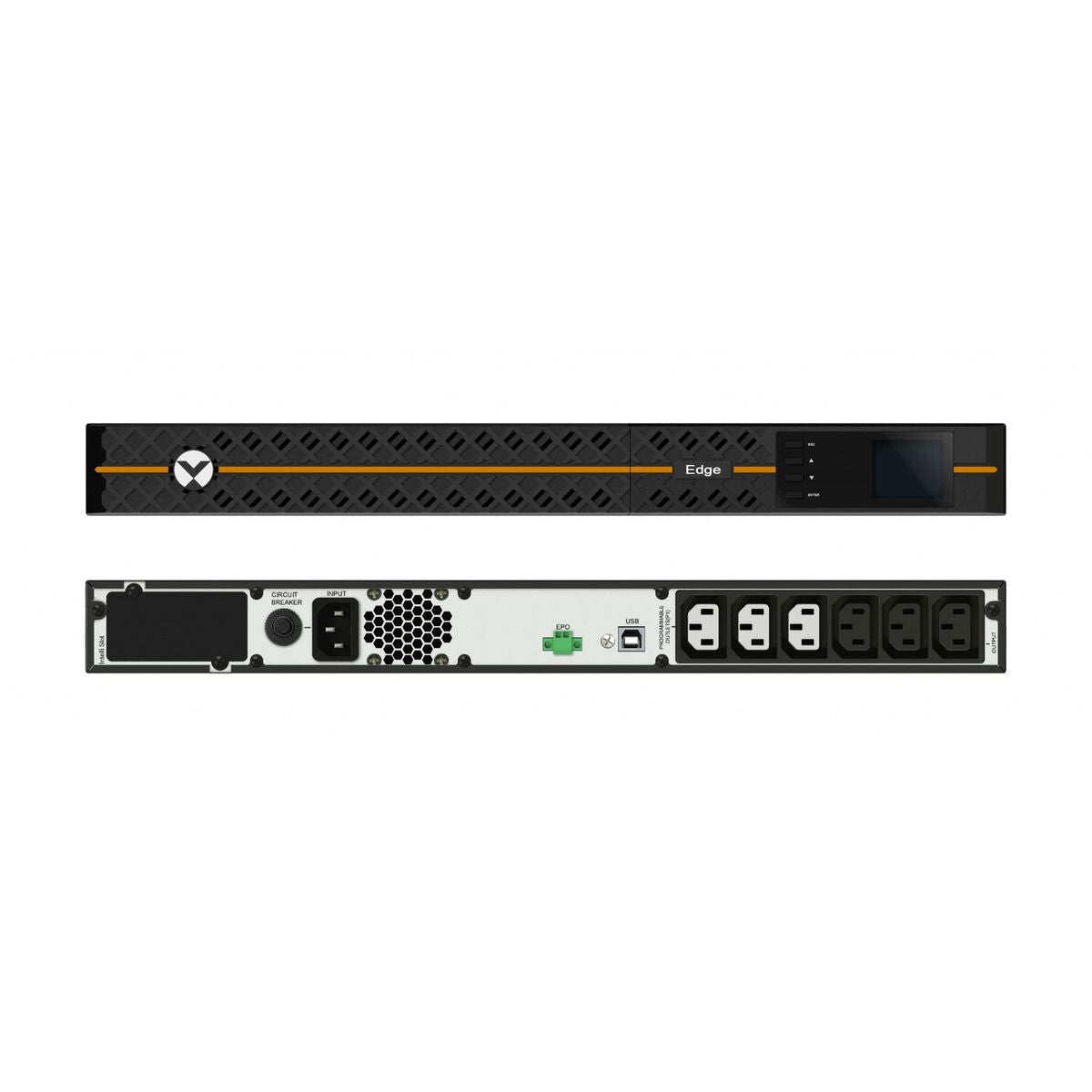 Uninterruptible Power Supply System Interactive UPS Vertiv EDGE-1000IRM1U 900 W 1000 VA