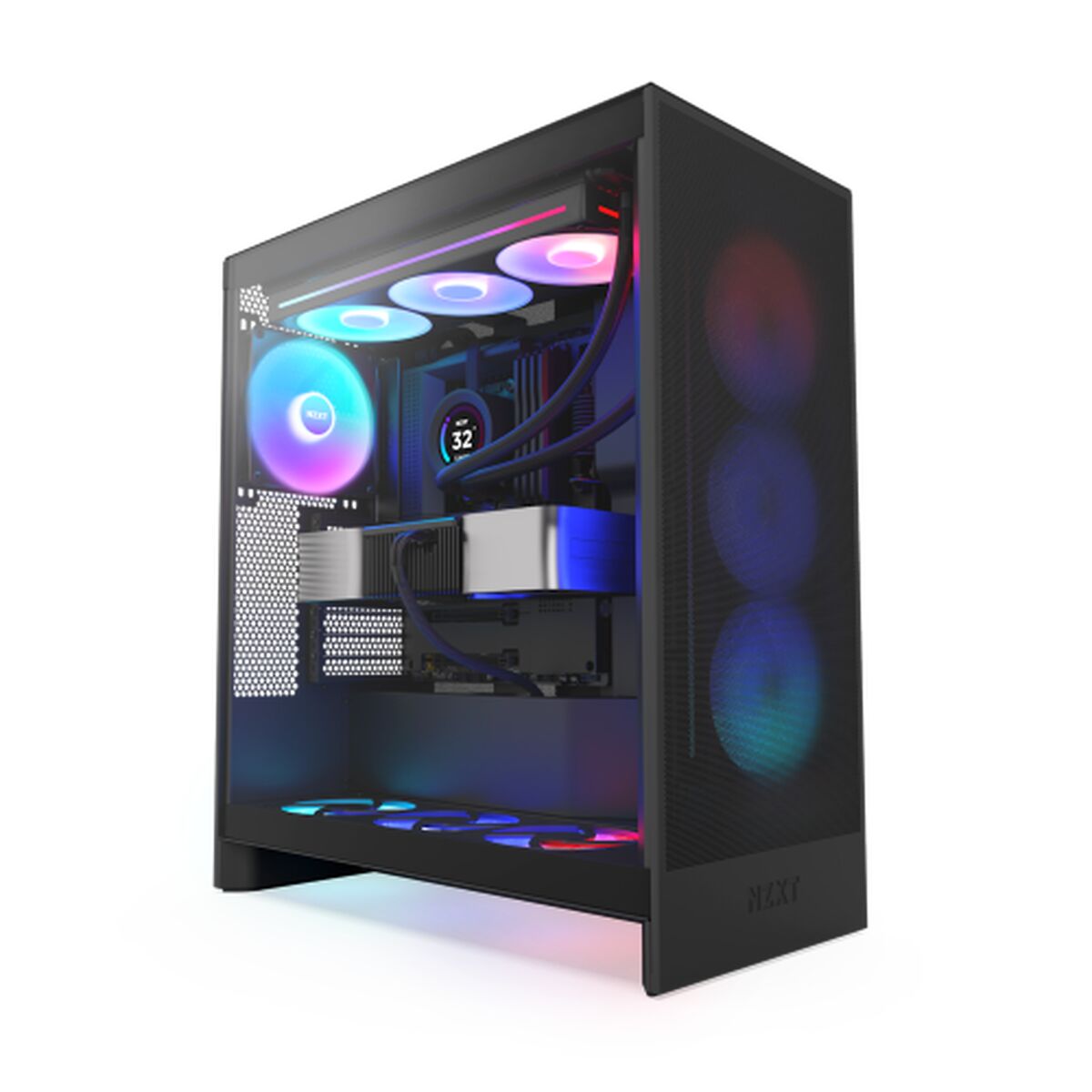 ATX Semi-tower Box NZXT CM-H72FB-R1 Black