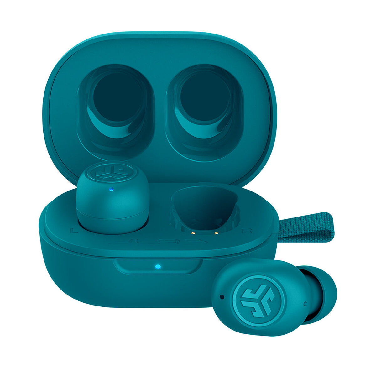 Wireless Earphones with Charging Case JLab IEUEBJBMINIRAQUA124 Turquoise