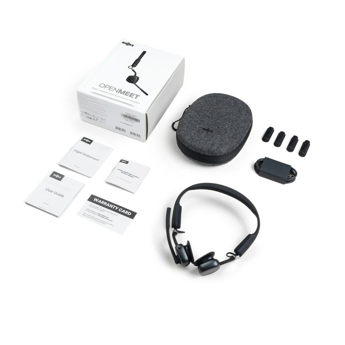 Wireless Headphones Shokz C610-AN-BK-EU Black