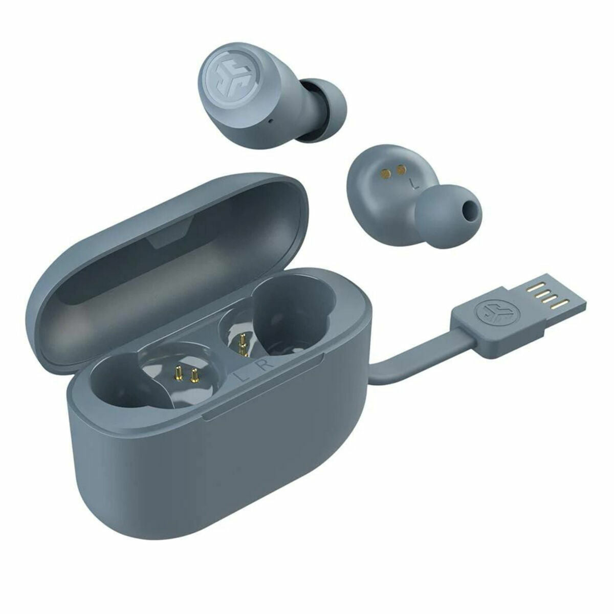 Headphones with Microphone JLab IEUEBGAIRPOPRSLT124 Grey Board