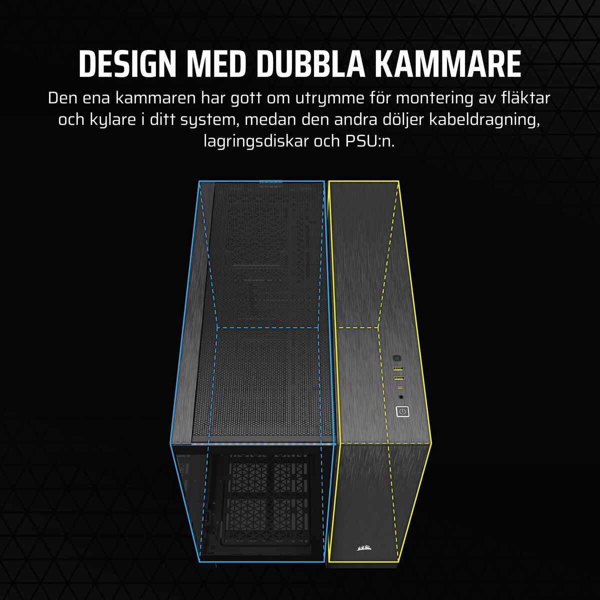 ATX Semi-tower Box Corsair Black