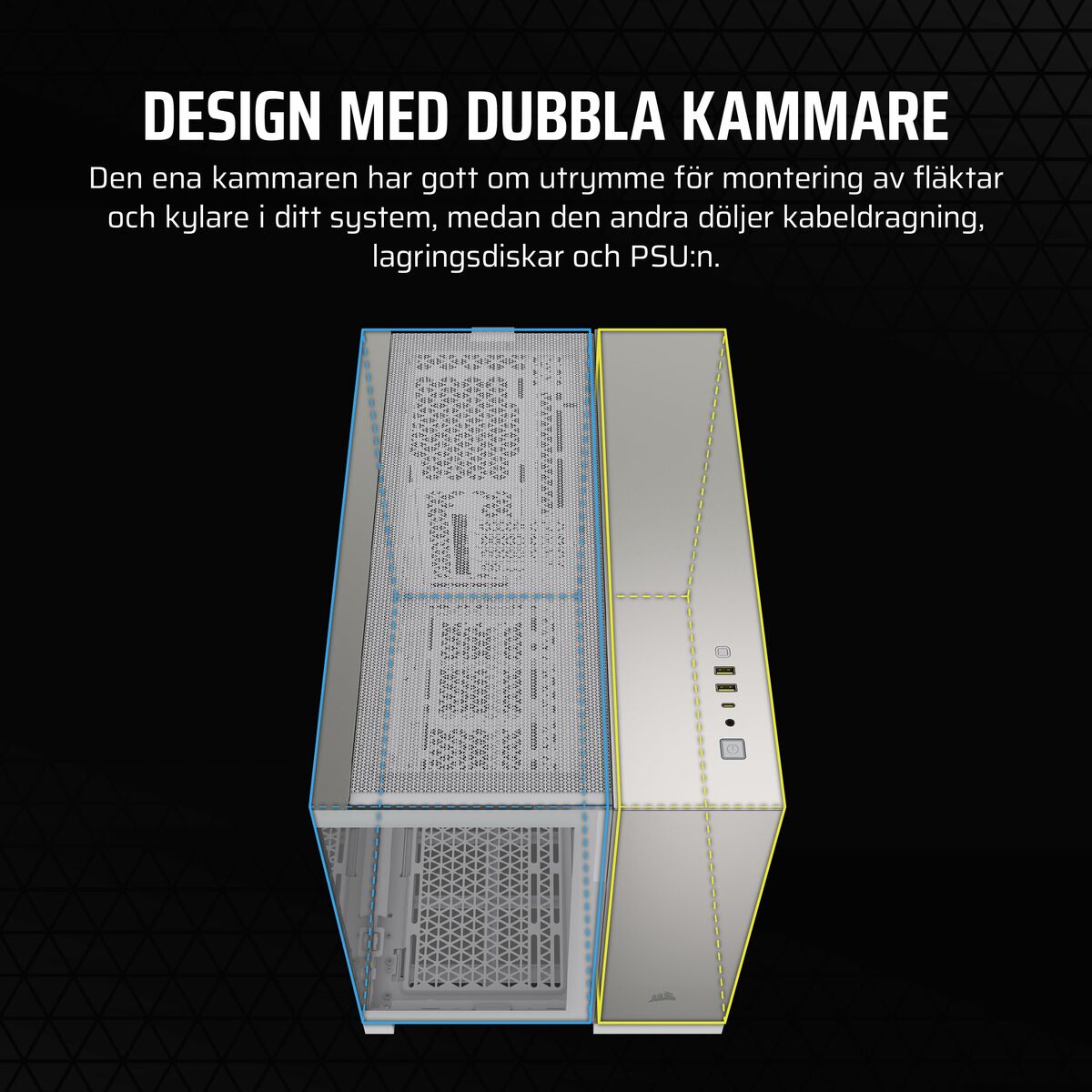ATX Semi-tower Box Corsair White