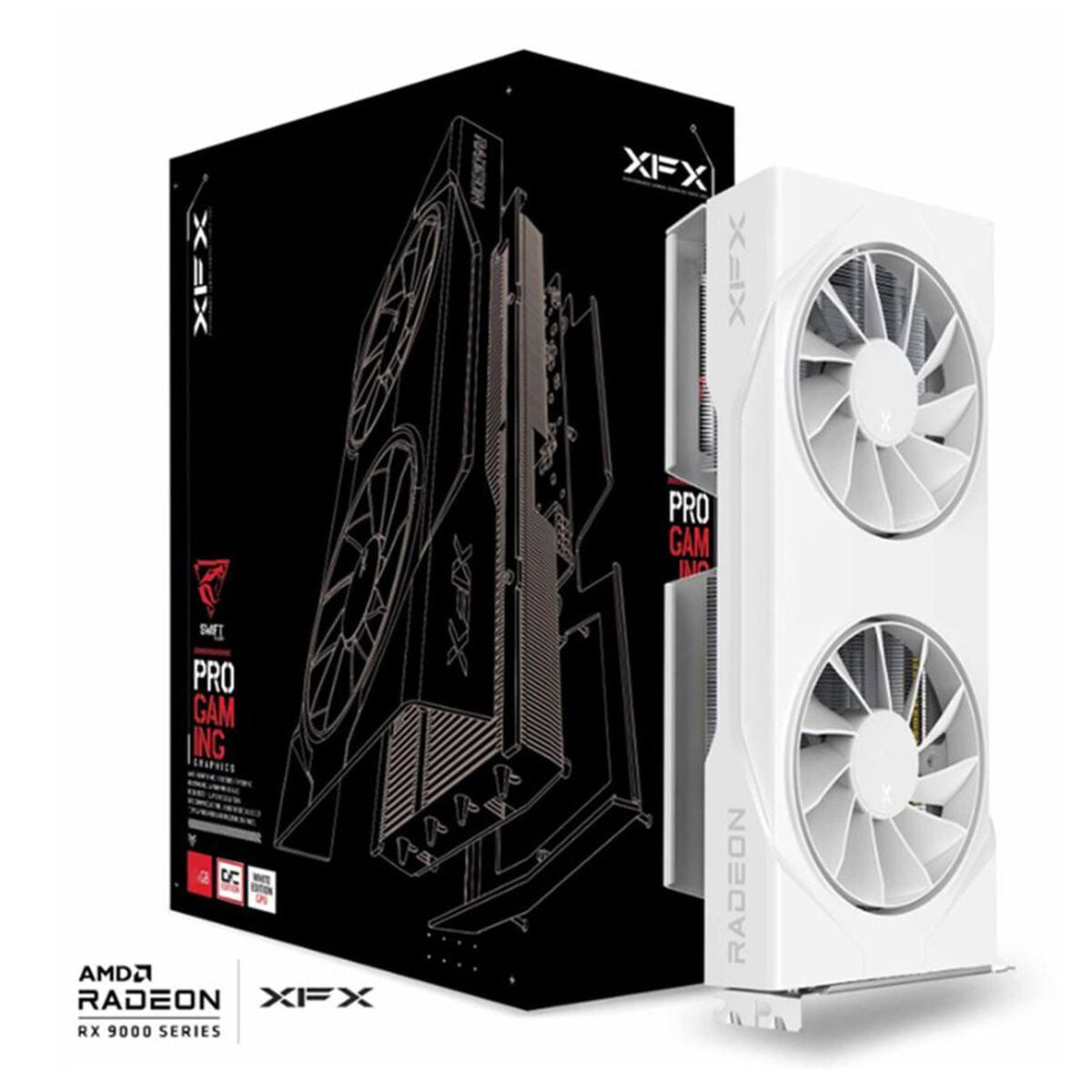 Graphics card XFX RX-96TSW8GWQ RADEON RX 9060 XT 8 GB GDDR6