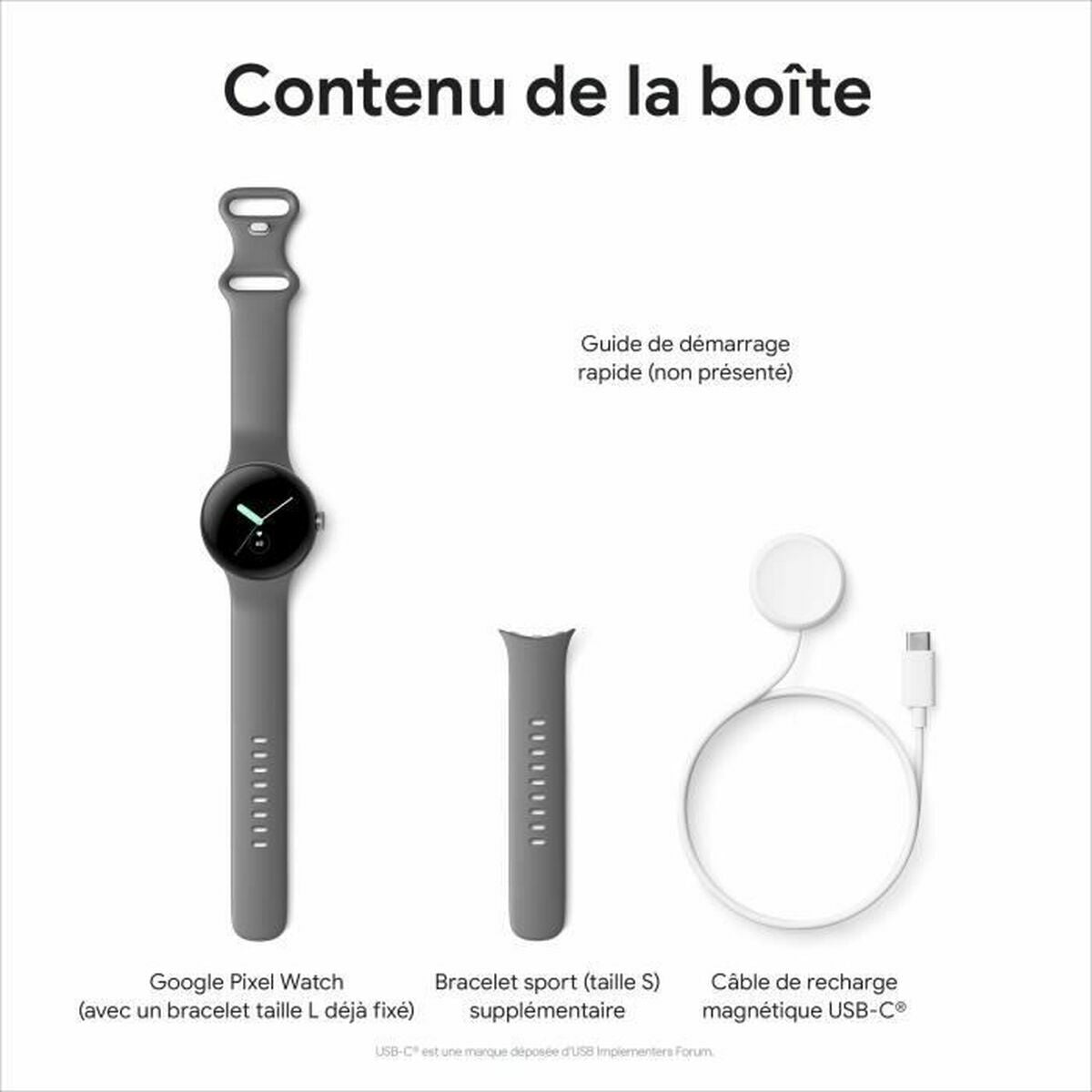 Smartwatch Google Grey Silver 1,2" 1,6"