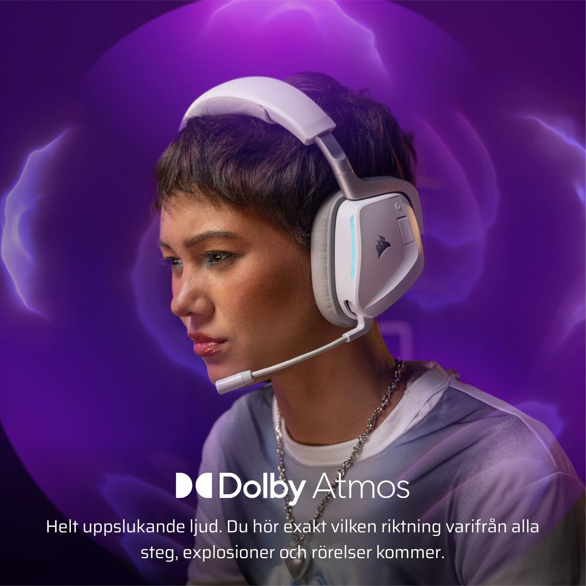 Headphones Corsair CA-9011380-WW White