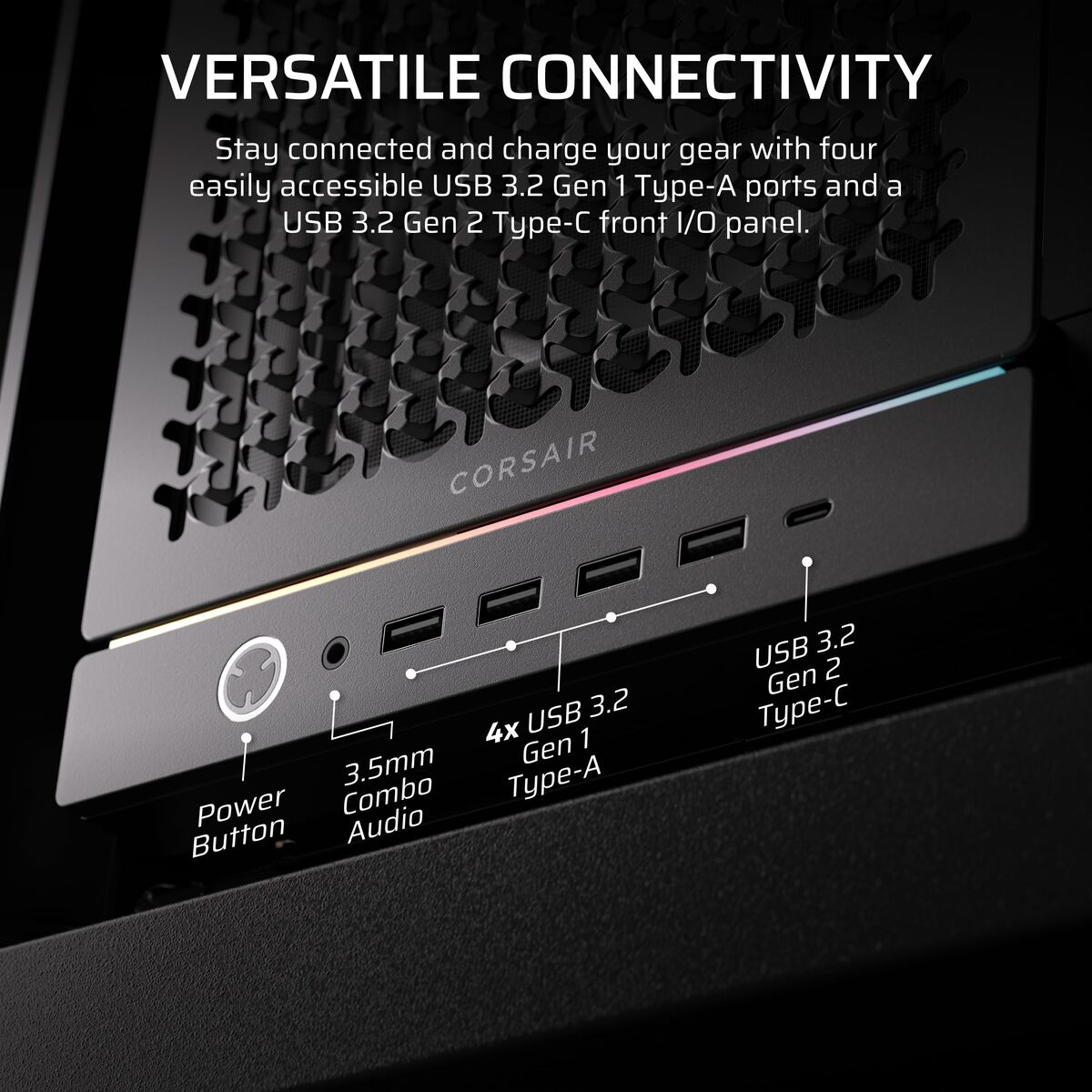 ATX Semi-tower Box Corsair CC-9011307-WW Black