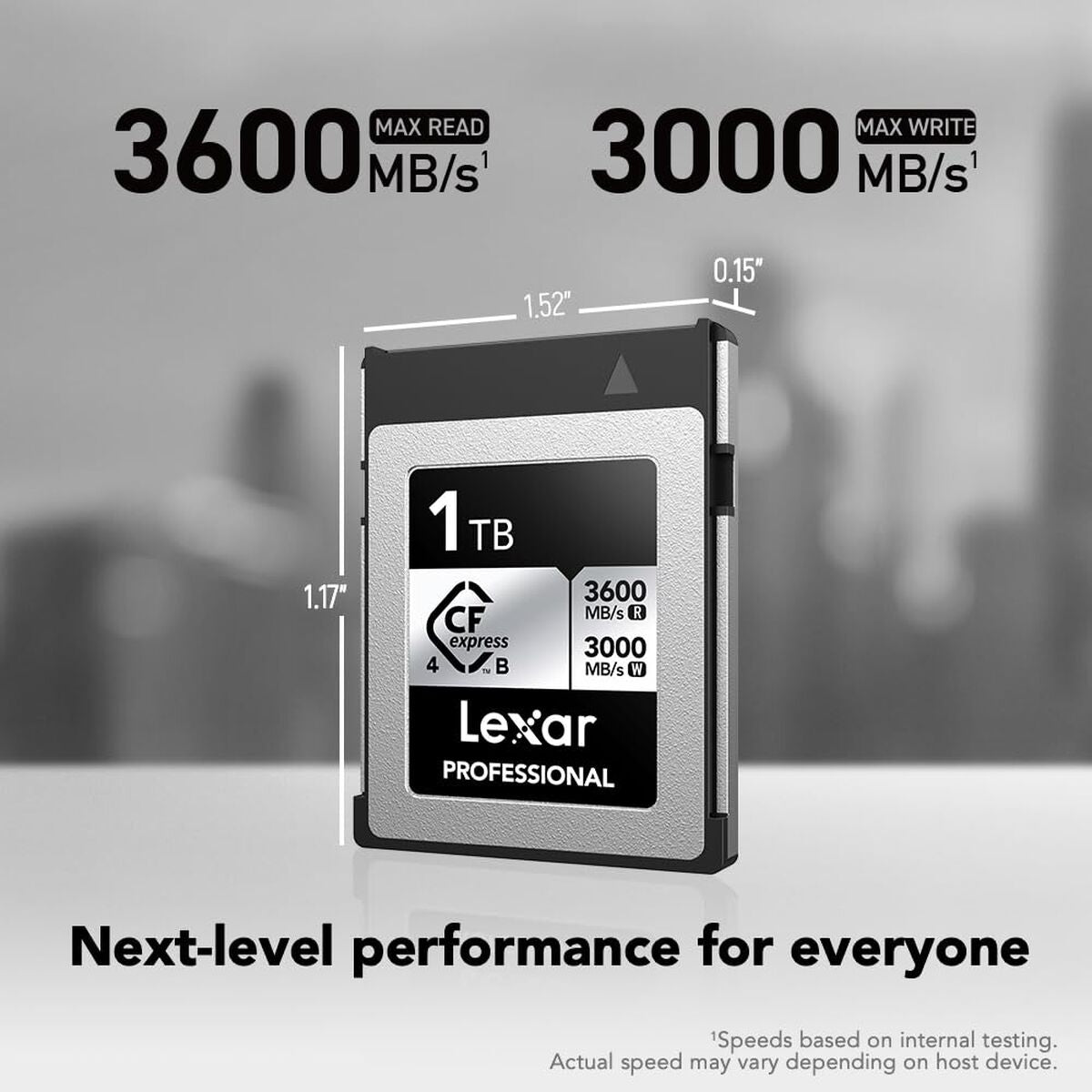 Memory Card CF Lexar LCXEXS4001T-RNENG 1 TB
