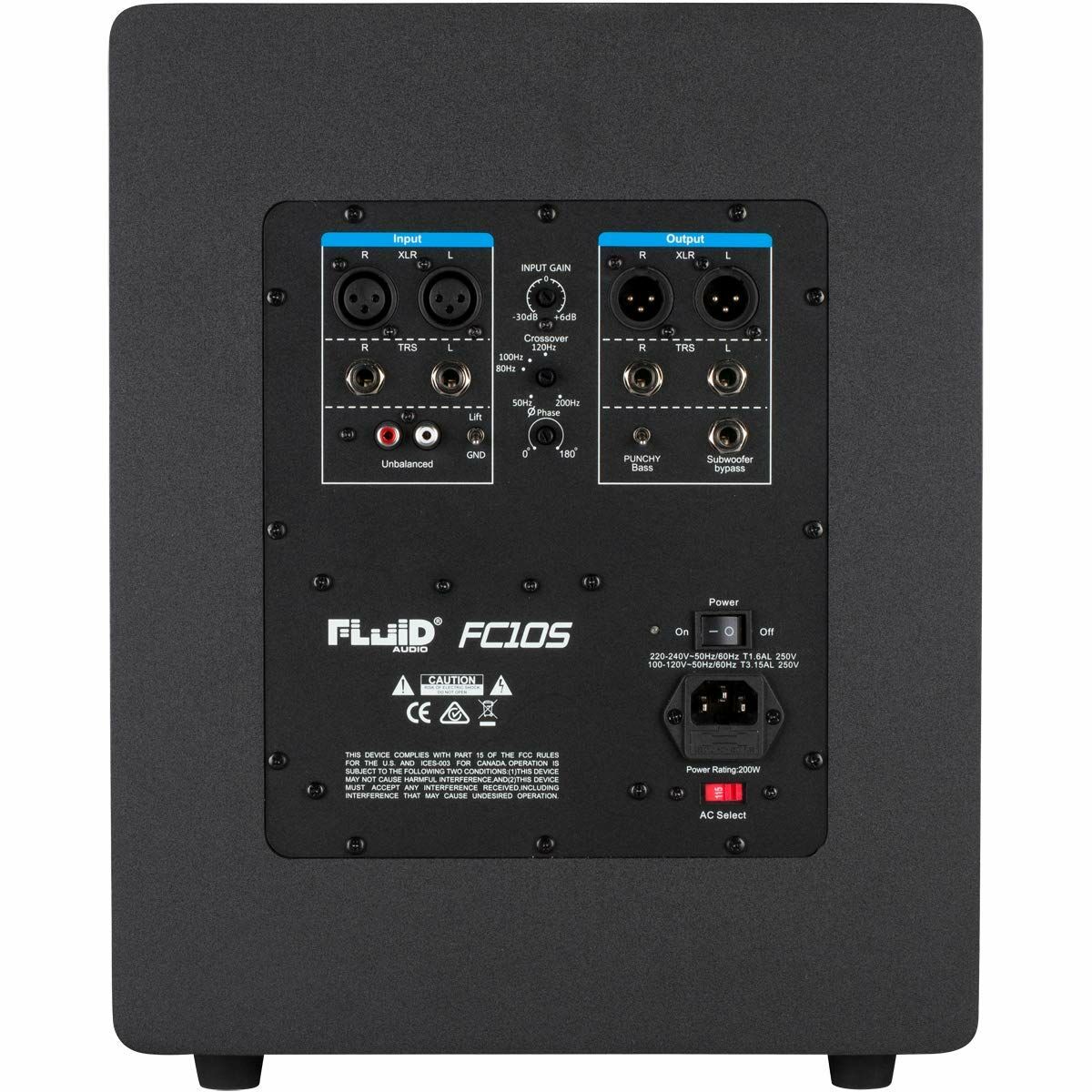 Subwoofer FLUID AUDIO FC10S