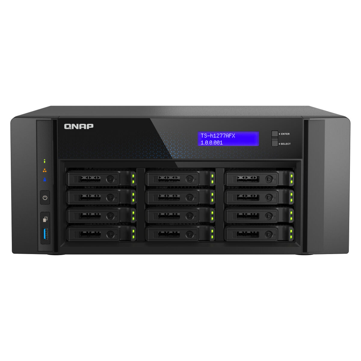 NAS Network Storage Qnap TS-H1277AFX-R7-32G Black