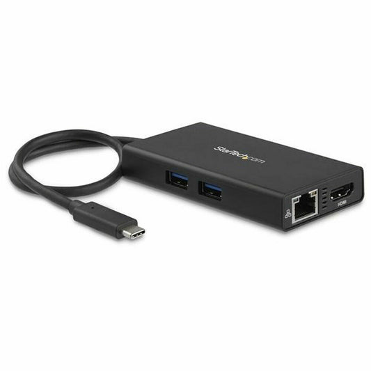 USB Hub Startech DKT30CHPD Black