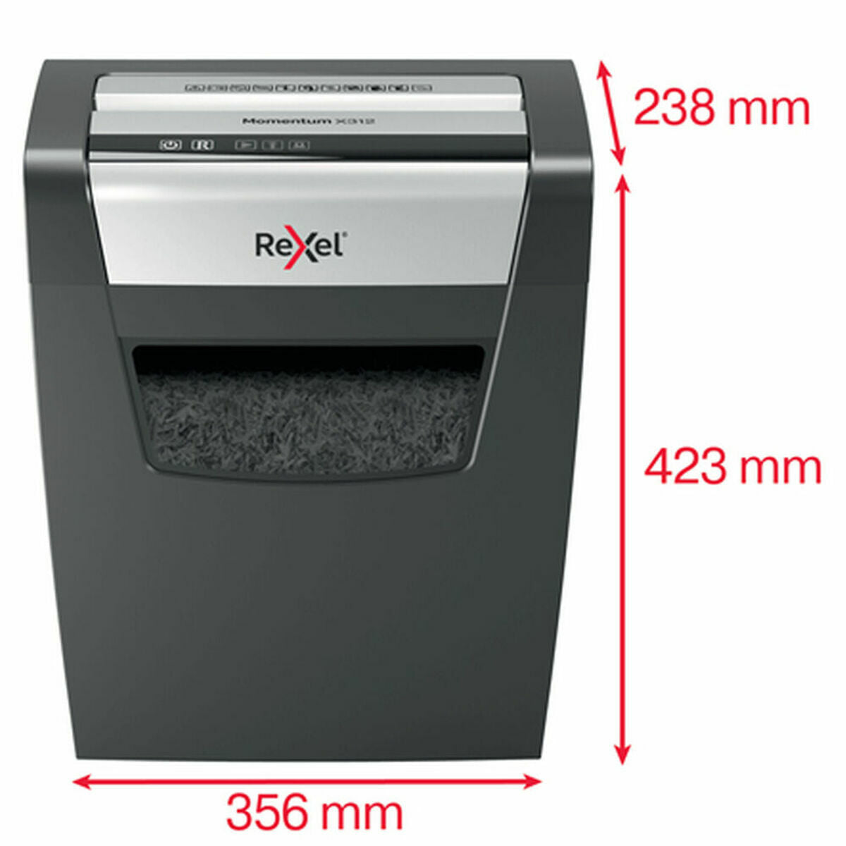 Paper Shredder Rexel Momentum X312 23 L 12 Sheets