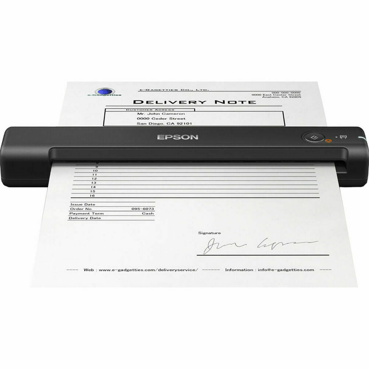 Portable Scanner Epson WorkForce ES-50 600 dpi USB 2.0